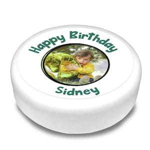 Cakeshop Personalised l Edible Cake & Cupcake Toppers | Your Image and Text | Multiple Shapes and Sizes | Icing and Wafer Paper Options