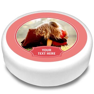 Cakeshop Personalised Fun Edible Cake & Cupcake Toppers | Your Image and Text | Multiple Shapes and Sizes | Icing and Wafer Paper Options