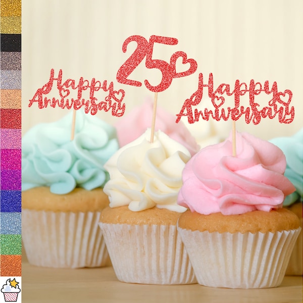 Anniversary Cupcake - Etsy