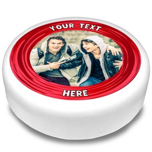 Cakeshop Personalised Edible Cake & Cupcake Toppers | Your Image and Text | Multiple Shapes and Sizes | Icing and Wafer Paper Options