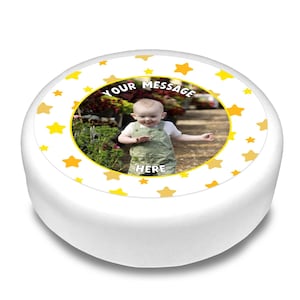 Cakeshop Personalised l Edible Cake & Cupcake Toppers | Your Image and Text | Multiple Shapes and Sizes | Icing and Wafer Paper Options