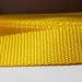 5/8" Yellow Webbing, Bright Yellow Nylon Webbing, Nylon Webbing, 16mm Nylon Webbing, Strapping, Heavy Duty Webbing, Pet Product Webbing