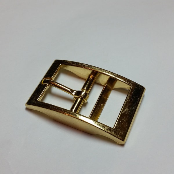 3/4" Brass Buckle, 19mm Brass Buckle, Double Bar Buckle, Dog Collar Buckle, Belt Buckle