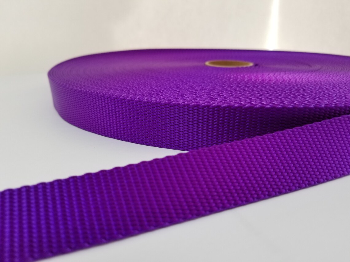 1 Inch Heavyweight Nylon bing 25mm Purple Nylon bing Etsy