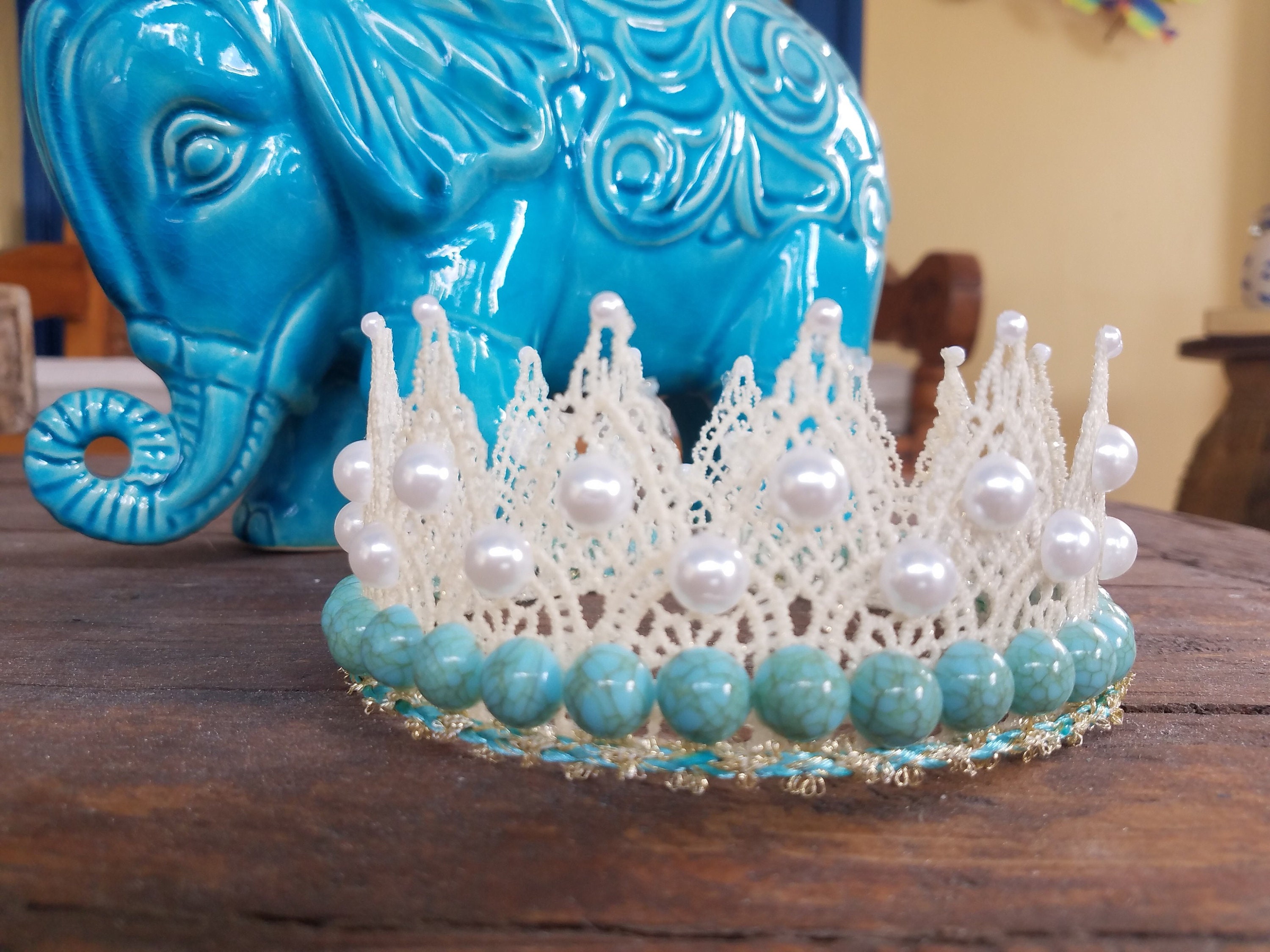 Blue Stone Crown - Etsy Canada