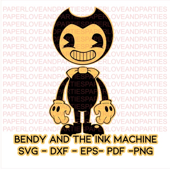 Bendy and the Ink Machine SVG DXF EPS Png Pdf. Bendy -  Israel