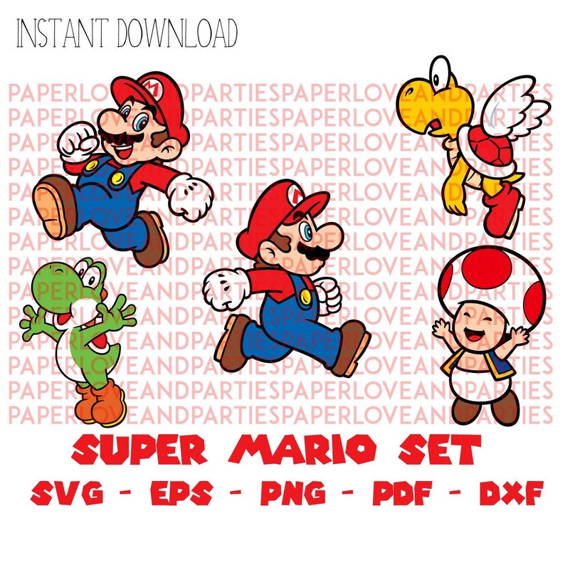 Free Free 149 Super Mario Characters Svg Free SVG PNG EPS DXF File