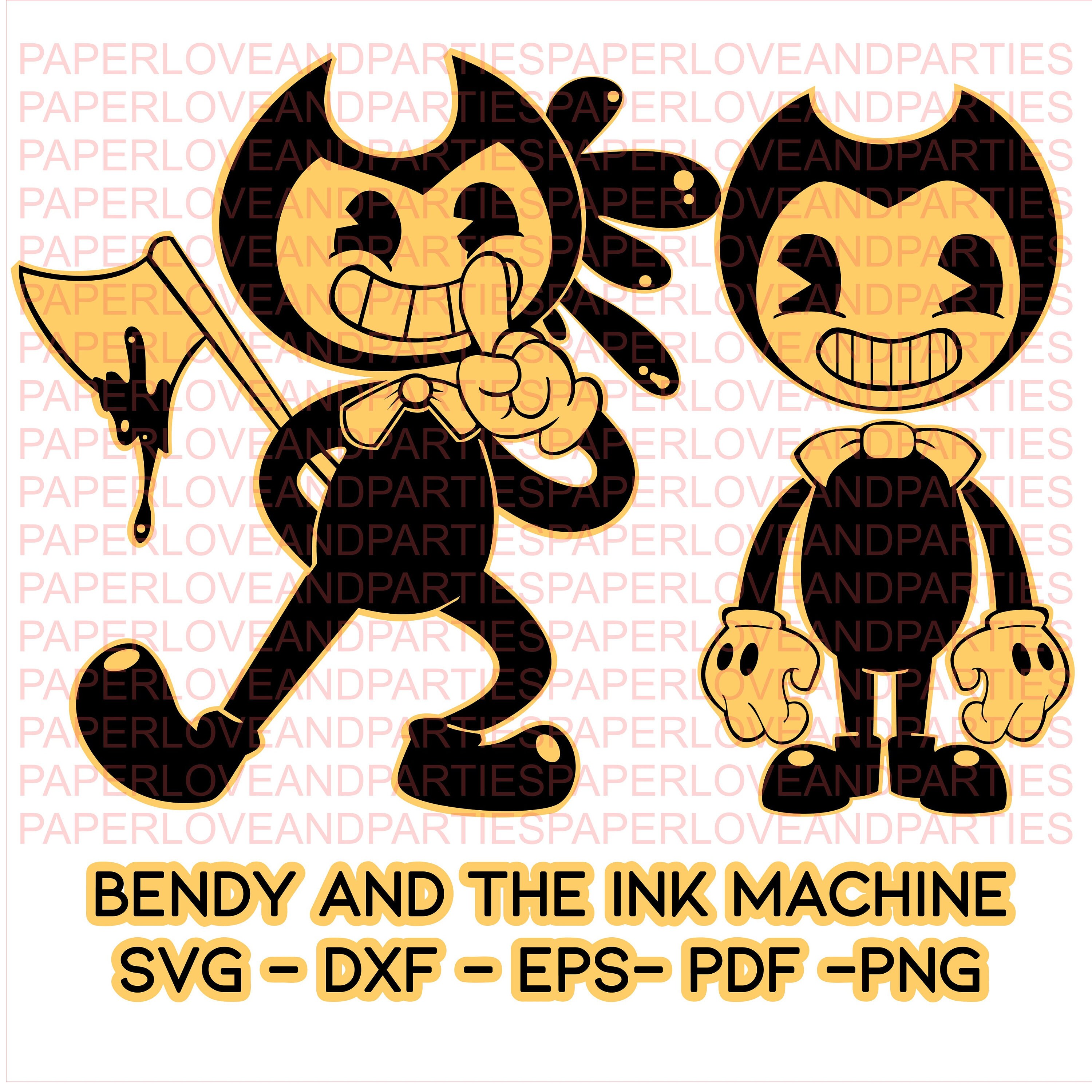 Bendy and the Ink Machine SVG DXF EPS Png Pdf. Bendy -  Israel