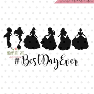 Disney Birthday Princess Svg Disney Birthday Squad Svg Etsy