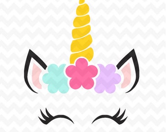 unicorn template etsy