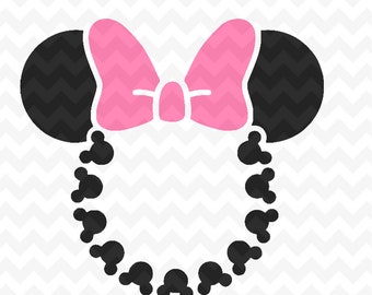 Download Minnie Mouse Monogram Svg Etsy