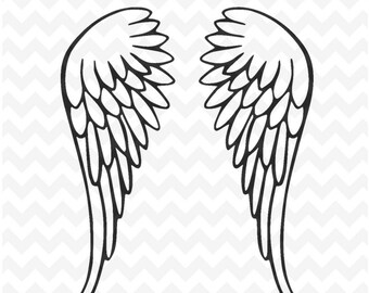 Download Angel Wings Svg Etsy