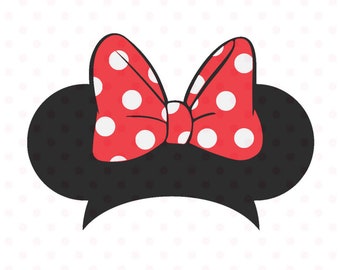 Download Minnie mouse ears svg | Etsy