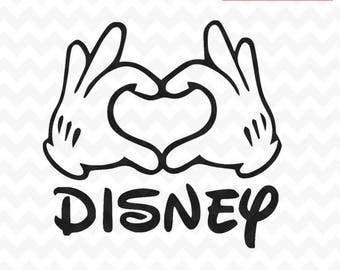 Mickey Hands Svg Etsy