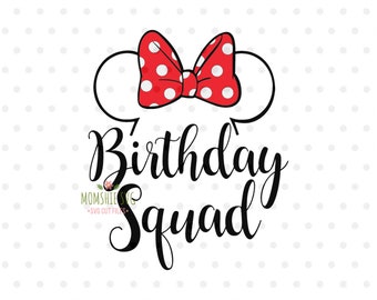 Download Free Minnie Birthday Svg Etsy SVG Cut Files