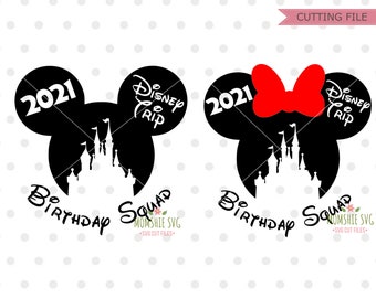 Download Disney Birthday Squad Svg Etsy
