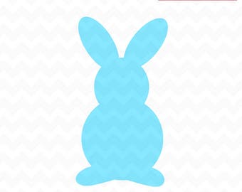 Download Bunny Silhouette Svg Etsy
