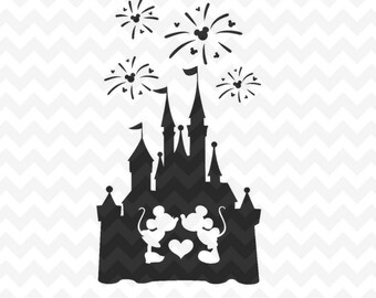 Disney castle svg | Etsy