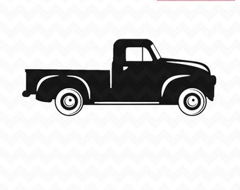 Free Free 154 Silhouette Old Truck Svg SVG PNG EPS DXF File