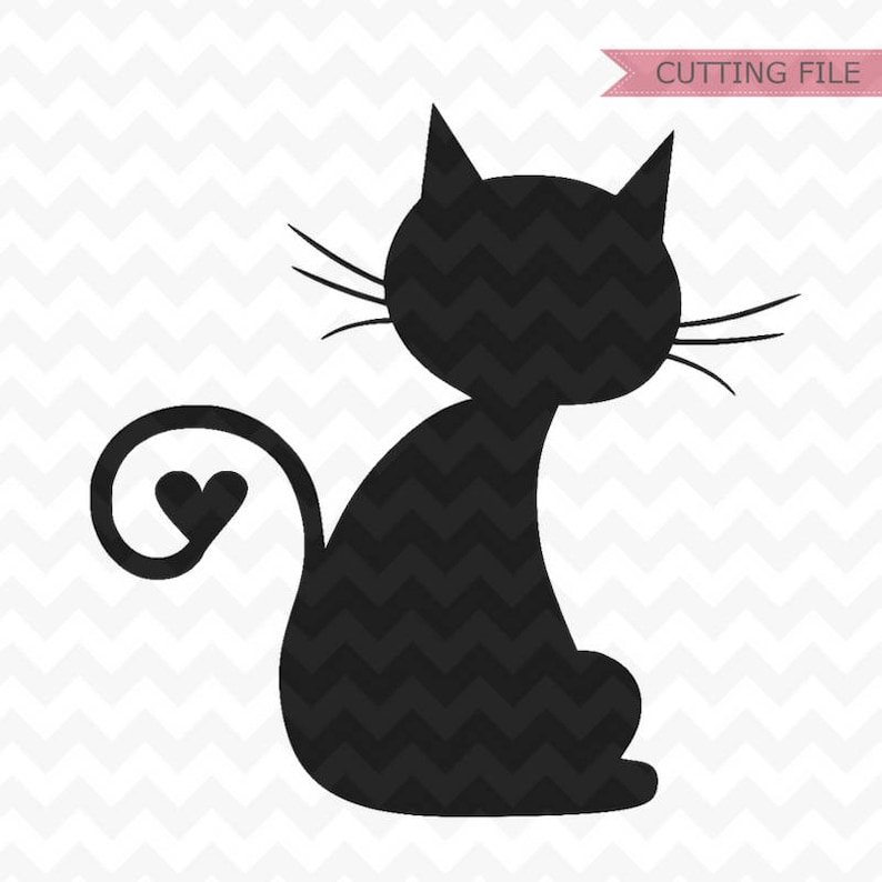 Download Free Svg Cat Silhouette Image Digital Cabochon File For ...