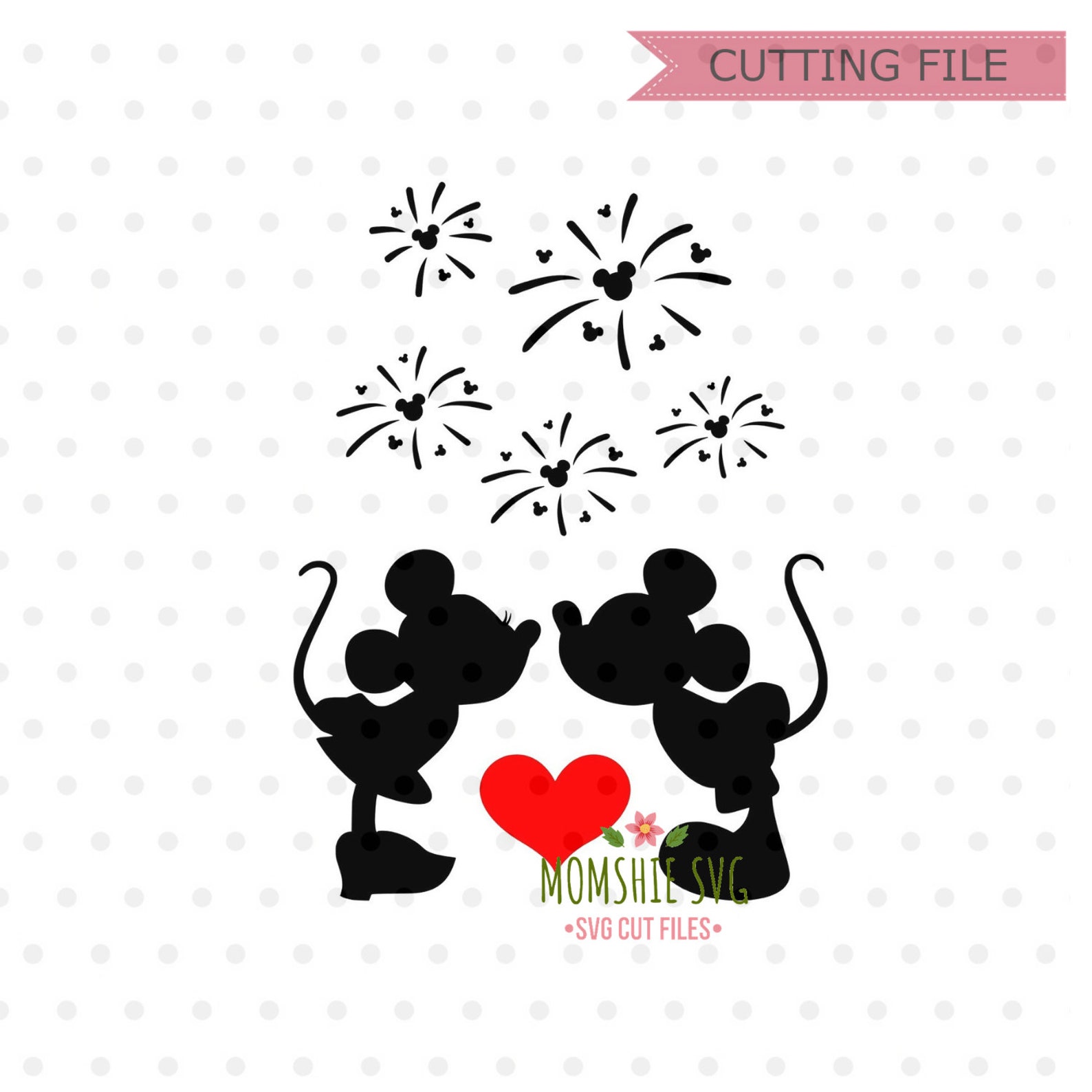 Mickey and Minnie Kissing Svg Disney Mickey Mouse Svg Disney - Etsy Israel