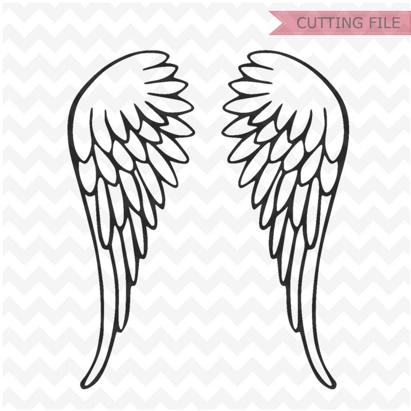 Download Wings SVG angel wings Svg and PNG instant download beautiful | Etsy