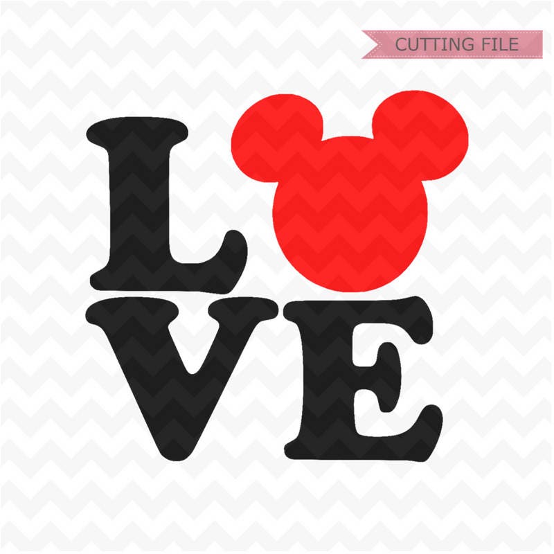 Download Disney Love SVG Mickey Mouse love svg love svg and png | Etsy