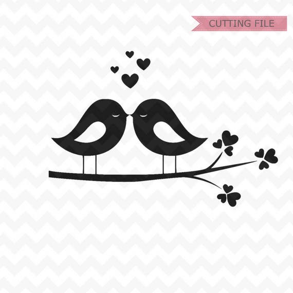 Lovebirds svg love birds svg and png file lovebirds | Etsy