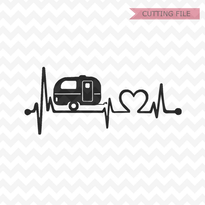Free Free 157 Free Camping Heartbeat Svg SVG PNG EPS DXF File