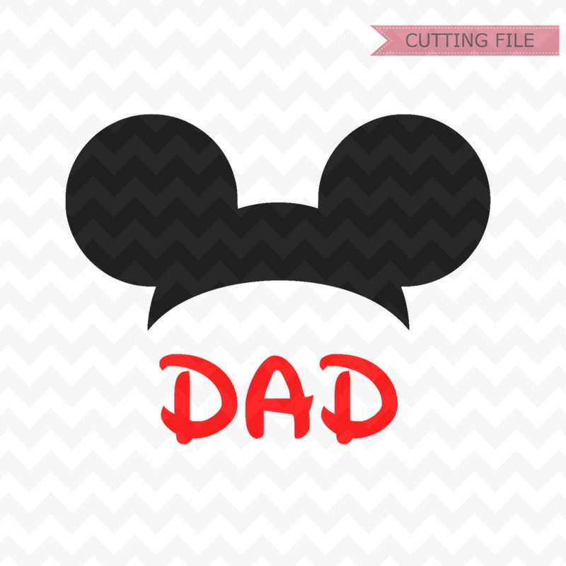 Download Mickey Mouse ears Dad svg Disney Mickey Mouse head svg ...