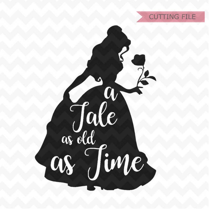 Free Free 164 Disney Belle Silhouette Svg SVG PNG EPS DXF File
