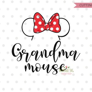 Download Mimi Mouse Svg Grandma Mouse Svg Minnie Mouse Svg Instant Etsy