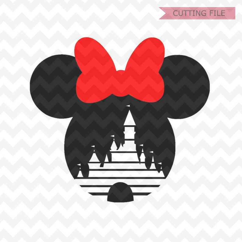 Minnie Mouse Castle SVG Free