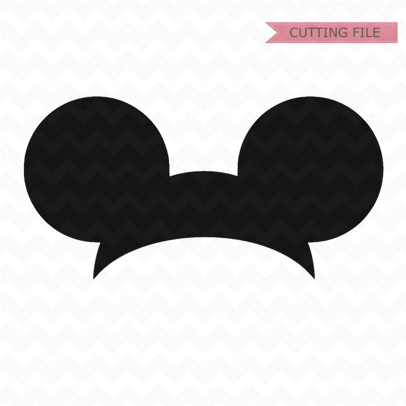 Mickey Mouse Ears Svg Mickey Mouse Head Svg and Png File - Etsy