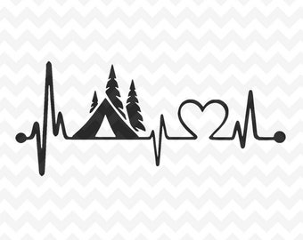 Free Free 245 Mountain Heartbeat Svg SVG PNG EPS DXF File
