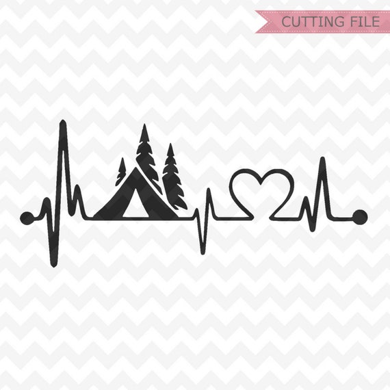 Happy camper SVG happy camper heartbeat Svg and PNG ...