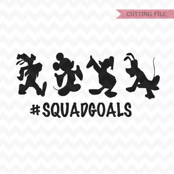 Download Squad Goals Svg Mickey Mouse And Friends Squadgoals Svg And Etsy