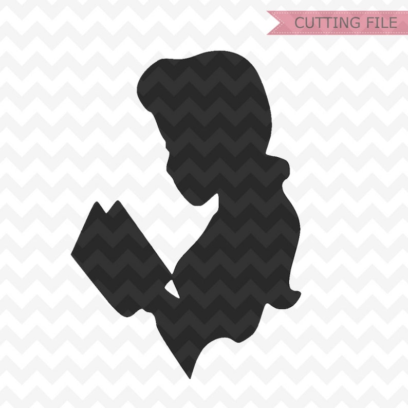 Download Belle Svg Belle reading svg cutting file Beauty and the | Etsy