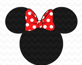 Download Minnie Mouse SVG Instant Download Minnie Mouse Head Vector