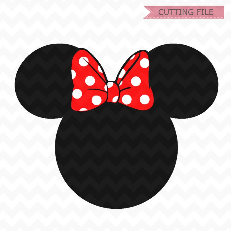 Minnie Mouse SVG Minnie Mouse head LAYERED Instant Download | Etsy