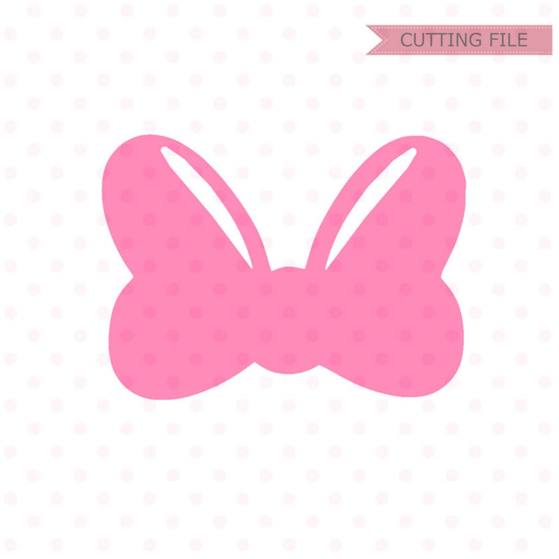 Minnie Mouse Bow Svg Minnie Mouse Cute Bow Svg And Png Etsy