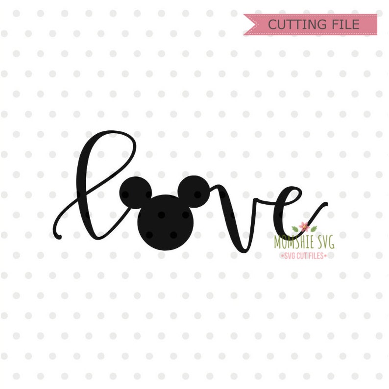 Download Love Mickey SVG Disney SVG en png instant download voor | Etsy
