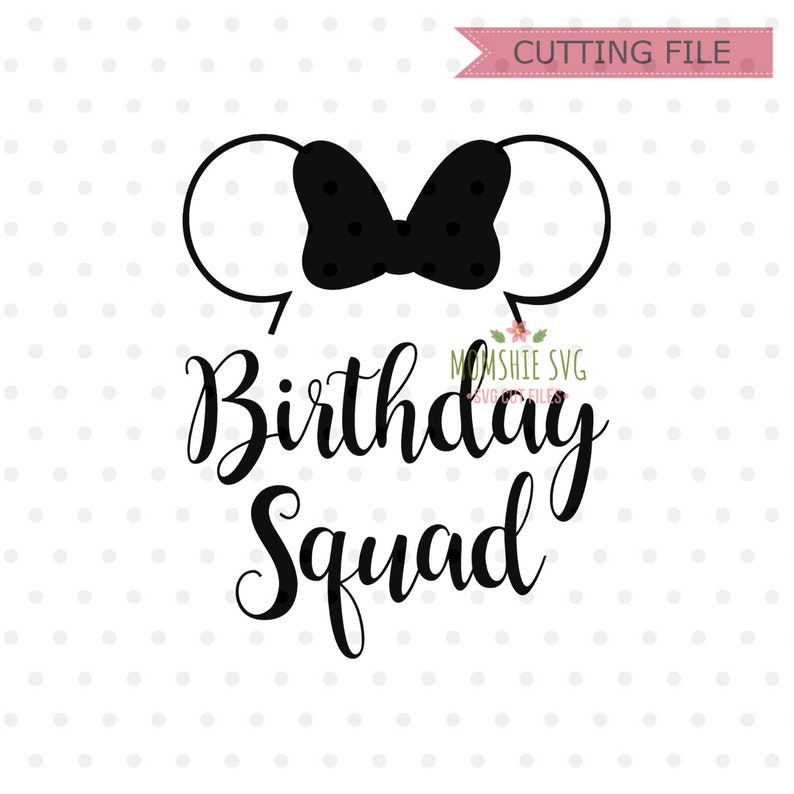 Download Birthday Squad svg Best Birthday ever SVG Disney SVG and png | Etsy