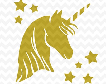 Unicorn SVG, unicorn head svg cutting file, unicorn head svg instant download, unicorn svg file for cricut and silhouette, svg files