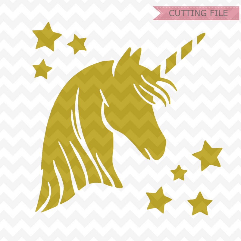 Download Free Svg Unicorn Head With Bandana