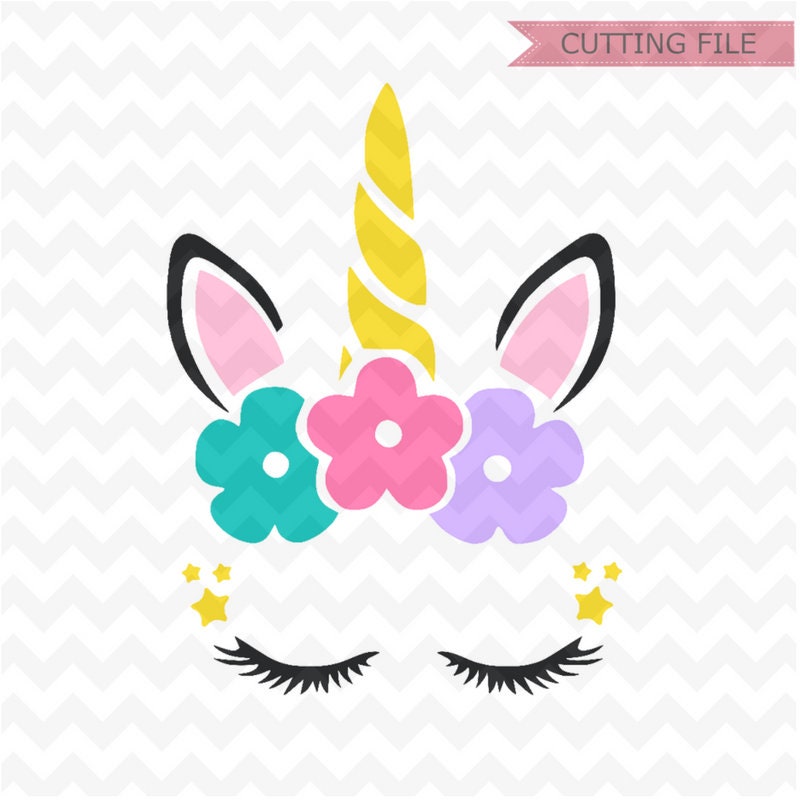Download Unicorn SVG Unicorn flower horn svg Cut files Unicorn svg ...