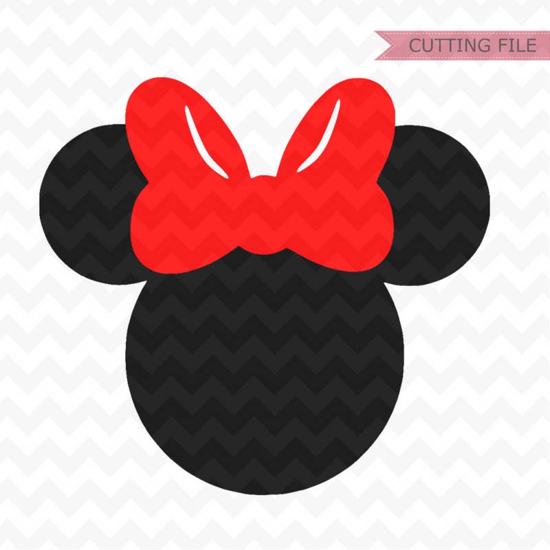 Download Minnie Mouse SVG Instant Download Minnie Mouse Head Vector ...