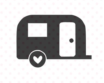 Camper SVG, Vintage camper Svg, DXF, and png instant download, camper SVG for Silhouette and cricut