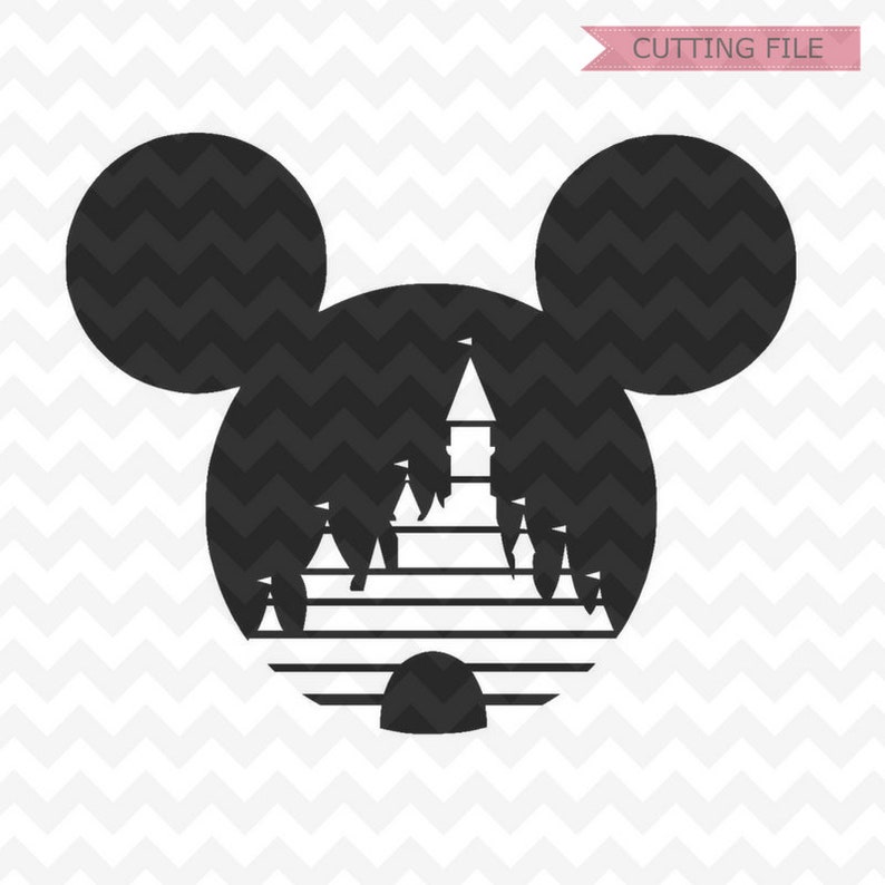 Download Mickey mouse head SVG Disney Castle SVG dxf PNG Disney | Etsy