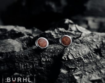 Redwood Burl Wood Stud Earrings – Handmade, Lightweight & Unique Burl Jewelry